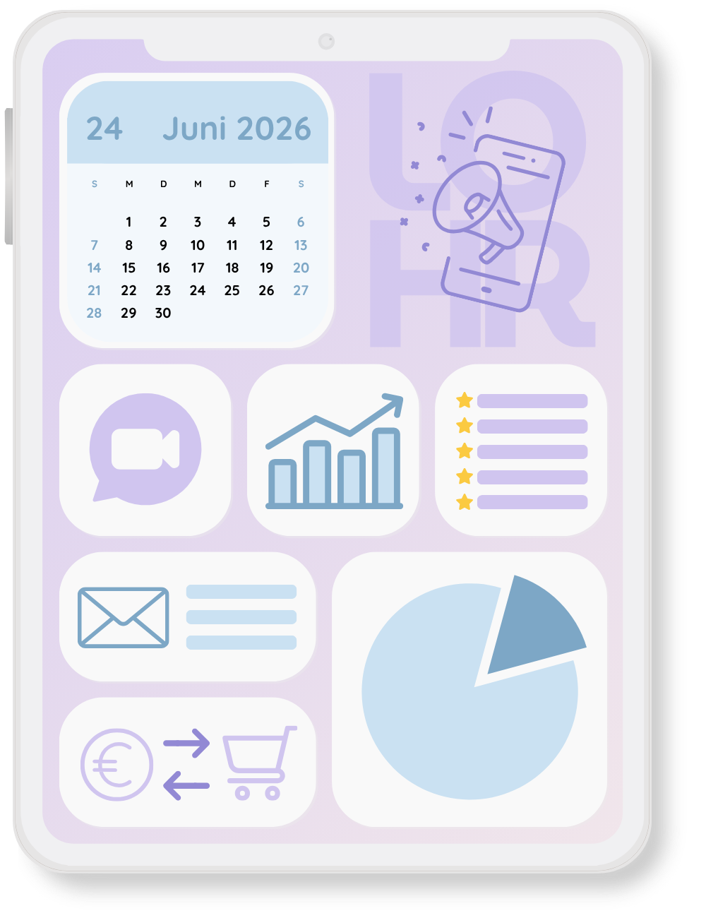 Online Marketing System mit Apps für SEO, Videocall, Dashboard, E-Mail und Shop System