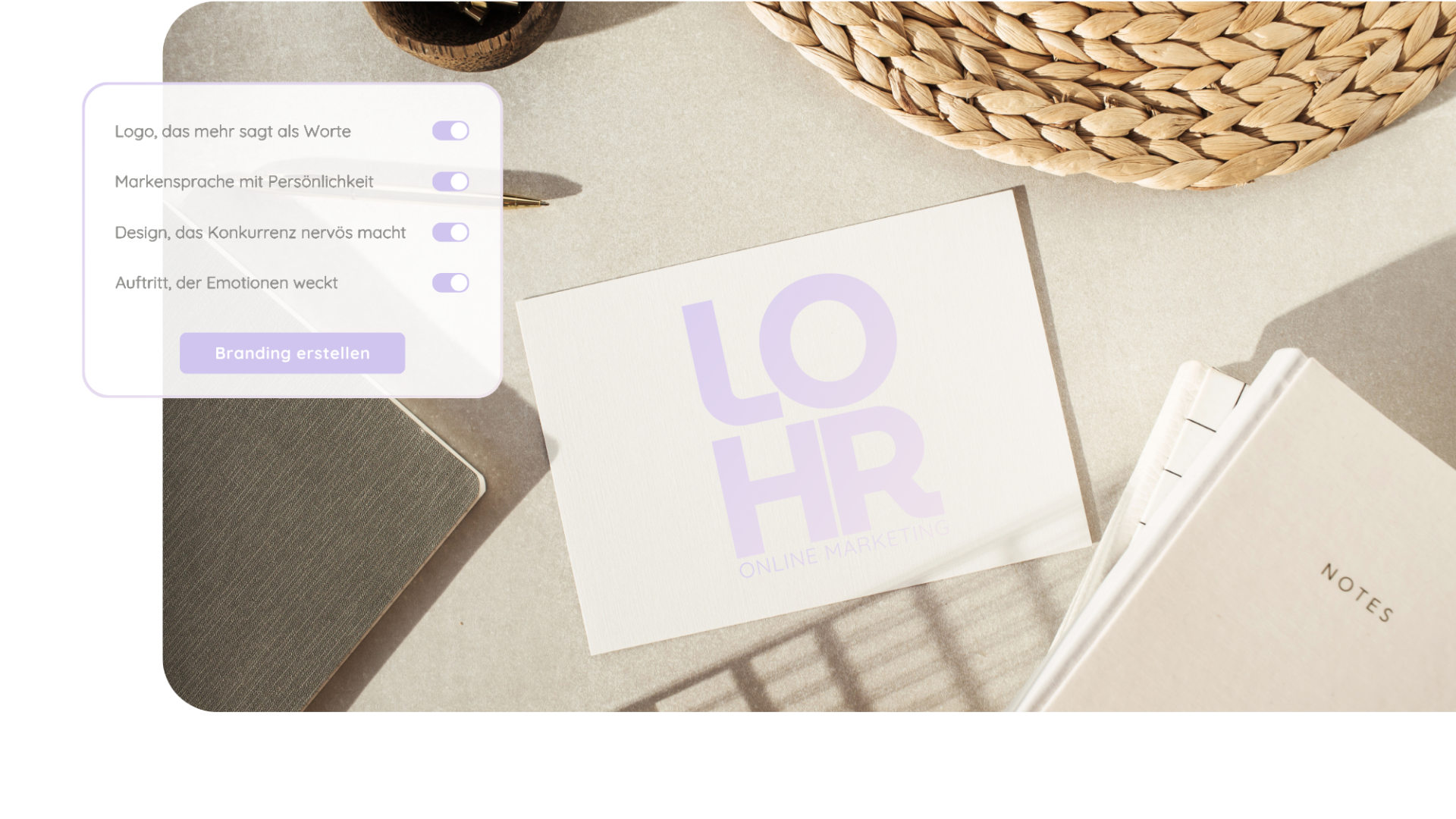 Corporate Design und Branding mit LOHR Online Marketing für starke Markenidentität im B2B und B2C