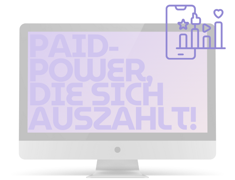 Paid Social Media Werbung mit Performance Monitoring und Conversion Tracking