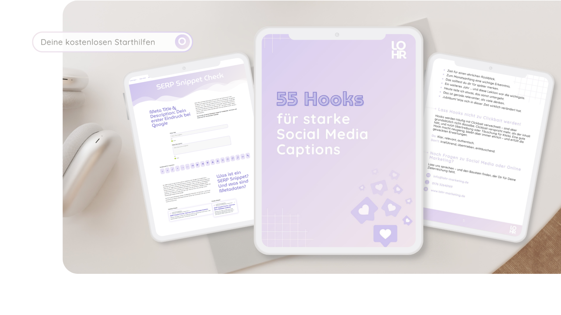 Kostenlose Online Marketing Downloads und Tools für SEO, Social Media und Newsletter Marketing