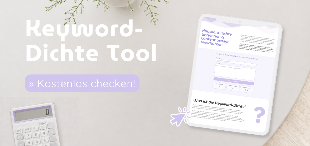 Keyword-Dichte Tool